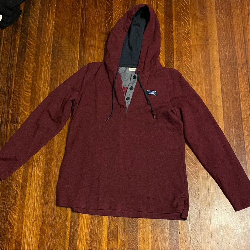LL Bean Rugby Style Hoodie